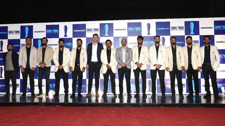 ICC Champions Trophy 2025: PCB ने लाहौर के दीवान-ए-आम में किया चैंपियंस ट्रॉफी का कर्टेन-रेज़र इवेंट, 2017 की विजेता टीम के खिलाड़ी रहे मौजूद; देखें तस्वीरें और वीडियो