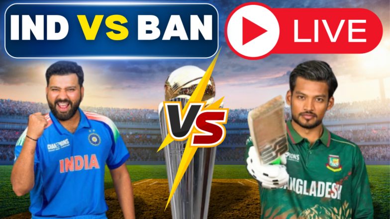 Champions Trophy 2025: भारत बनाम बांग्लादेश मैच की ताजा अपडेट, IND vs BAN LIVE स्कोर, मौसम और ड्रीम 11 टीम की पूरी डिटेल
