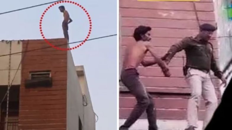 VIDEO: मौत को दी मात! तीसरी मंजिल से गिरा युवक, हाई-टेंशन तारों से लगा करंट, फिर बच गया जिंदा
