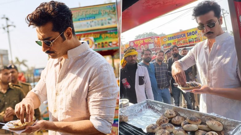 Vicky Kaushal Enjoys Litti Chokha: पटना में लिट्टी चोखा का लुत्फ उठाते दिखे विक्की कौशल, बोले- 'गर्दा उड़ा दिया' (View Pics and Watch Video)