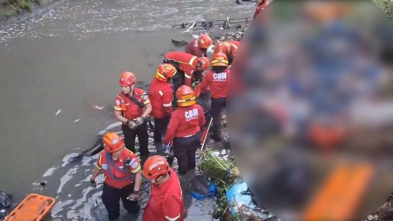 Guatemala Bus Accident: ग्वाटेमाला में भयानक बस हादसा, पुल से नीचे खाई में गिरी बस, 51 लोगों की मौत