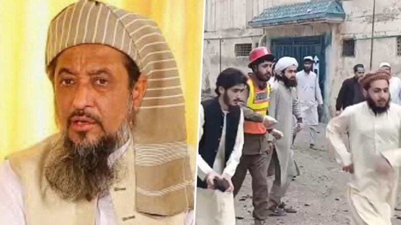 Pakistan Mosque Blast: मदरसा ब्लास्ट में 'Father of Taliban' के बेटे की मौत, जानें- कौन था JUI-S चीफ