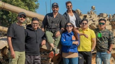 Border 2 Shooting Begins in Jhansi: सनी देओल ने फिर थामा बॉर्डर 2 का मोर्चा, वरुण धवन संग झांसी में शुरू हुई शूटिंग (View Pic)