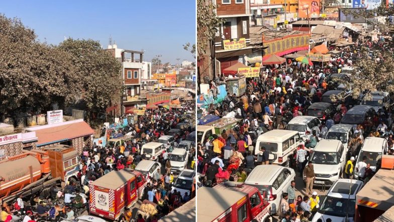 Prayagraj Traffic Jam: महाकुंभ में महाजाम! गाड़ियों की 10-15 KM लंबी लाइन, ट्रैफिक व्यवस्था पूरी तरह ध्वस्त (Watch Video)
