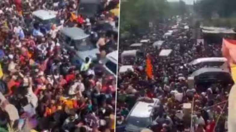 Prayagraj Traffic Update: शहर-शहर जाम का कहर! महाकुंभ में भीषण जाम से श्रद्धालु बेहाल, प्रशासन बोला- 'ऑल इज वेल' (Watch Video)
