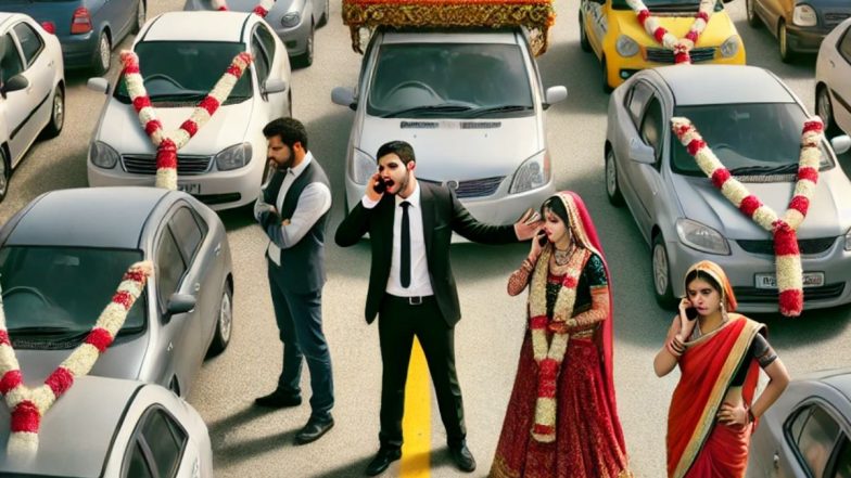 Prayagraj Traffic Update: महाकुंभ में 'महाजाम': भीड़ के चलते कई शादियां कैंसिल, रिश्तेदारों को भेजे जा रहे मैसेज (Watch Video)