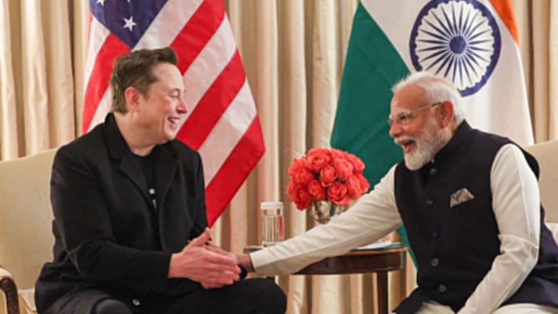 Elon Musk Meet With Modi: व्हाइट हाउस में एलन मस्क से मिले पीएम मोदी: स्पेस, इनोवेशन और भारत में टेस्ला की एंट्री पर की चर्चा