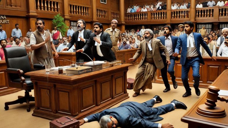 Lawyer Heart Attack in Telangana HC: तेलंगाना हाईकोर्ट में वकील को आया हार्ट अटैक, बहस के दौरान थम गईं सांसें; दर्दनाक मौत से मचा हड़कंप