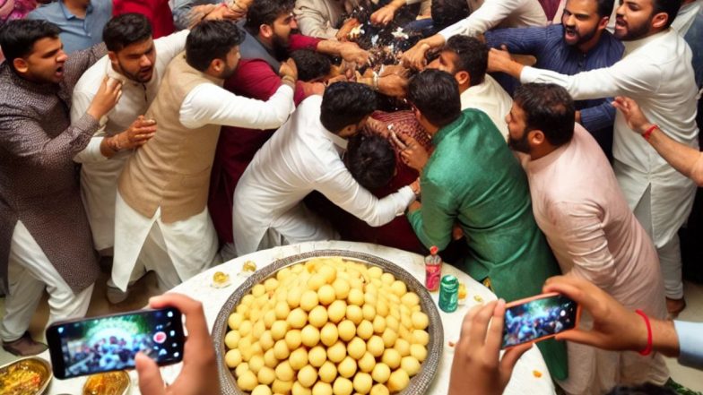 Firozabad Viral Video: शादी में रसगुल्ले को लेकर बवाल, जमकर चले लात-घूंसे; विवाह स्थल बना युद्ध का मैदान