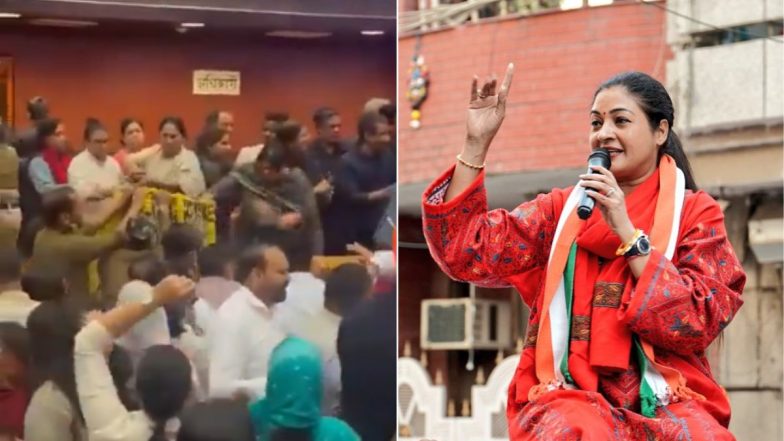 CM Rekha Gupta&rsquo;s Swearing-In Ceremony: 'मिलिए दिल्ली की मुख्यमंत्री से': नवनियुक्त CM रेखा गुप्ता पर अलका लांबा का तंज, शपथ ग्रहण से पहले लगाए गंभीर आरोप (Watch Video)