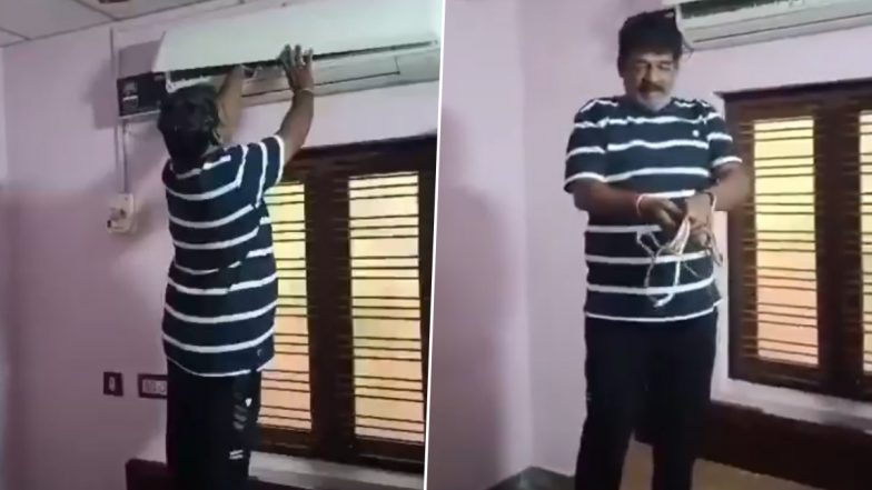 Snakes Found Inside AC: विशाखापत्तनम में एसी के अंदर मिले एक दर्जन सांप के बच्चे, शॉकिंग वीडियो वायरल
