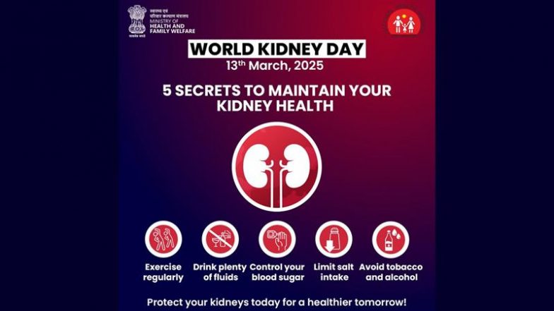 World Kidney Day 2025: वर्ल्ड किडनी डे! अपनी किडनी को मजबूत और स्वस्थ बनाए रखने के लिए करें ये 5 सरल उपाय