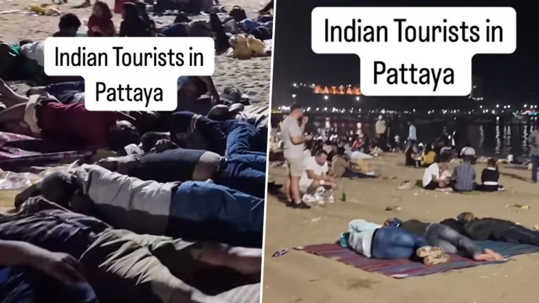 Viral Video: भारतीय पुरुषों को पटाया बीच पर गंदगी करते, सोते और शराब पीते हुए वीडियो वायरल, नेटीजेंस ने कहा- 'वे पासपोर्ट के लायक नहीं हैं’