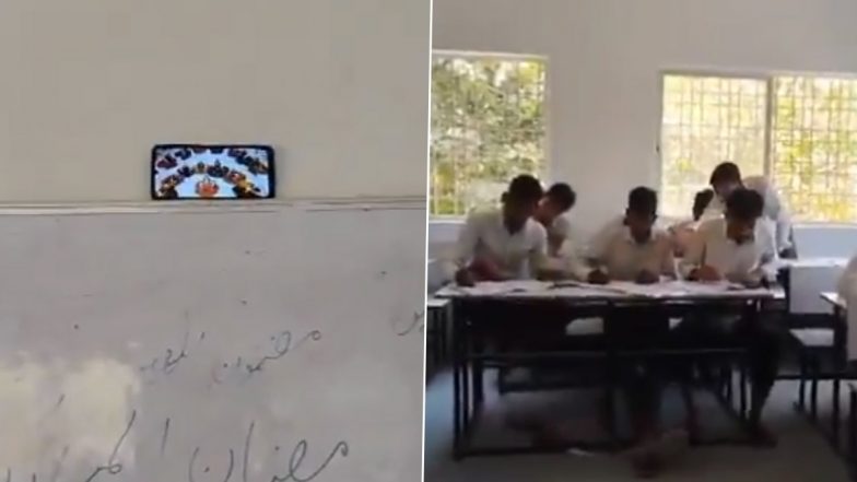 Bihar News: एग्जाम हॉल में बजा 'चोली के पीछे क्या है', बेगूसराय के स्कूल का वीडियो वायरल; शिक्षा विभाग पर उठे सवाल (Watch Video)