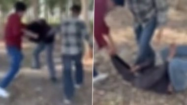 VIDEO: उत्तर प्रदेश में बेखौफ बदमाश! वर्चस्व की लड़ाई में एक ने दूसरी गैंग के युवक को पकड़ा, जंगल में ले जाकर जमकर पीटा, मेरठ की मारपीट का वीडियो आया सामने