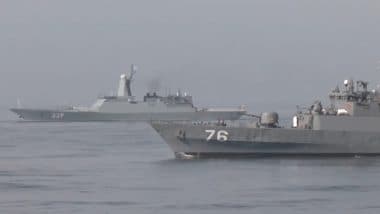 Sea Security Belt 2025: हाईजैक जहाज को आतंकियों से छुड़ाने की कोशिश! रूस, चीन और ईरान ने ओमान में किया संयुक्त नौसैनिक अभ्यास, सामने आया चौंकाने वाला VIDEO Sea Security Belt 2025: हाईजैक जहाज को आतंकियों से छुड़ाने की कोशिश! रूस, चीन और ईरान ने ओमान में किया संयुक्त नौसैनिक अभ्यास, सामने आया चौंकाने वाला VIDEO