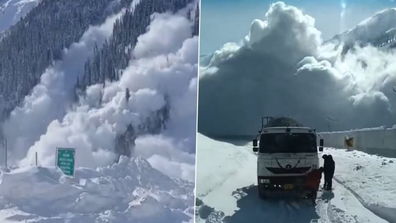 Ganderbal Avalanche: जम्मू कश्मीर के गांदरबल में भारी हिमस्खलन, कैमरे में कैद हुआ डरावना मंजर; VIDEO