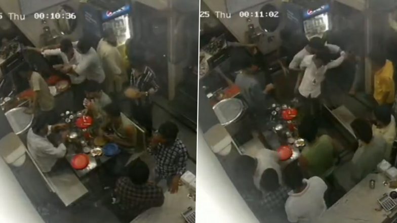 VIDEO: मुंबई के बांद्रा में एक होटल में चाक़ू से हमला, पुलिस ने आरोपी को किया गिरफ्तार, सीसीटीवी आया सामने