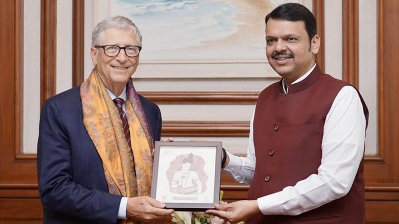 Bill Gates met CM Devendra Fadnavis: बिल गेट्स ने महाराष्ट्र के CM फडणवीस से की मुलाकात, कई मुद्दों को लेकर हुई चर्चा