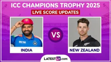 IND vs NZ, ICC Champions Trophy 2025 Live Toss & Scorecard: न्यूजीलैंड ने टॉस जीतकर किया गेंदबाजी का फैसला, टीम इंडिया पहले करेगी बल्लेबाजी, यहां देखें दोनों टीमों की प्लेइंग इलेवन और स्कोरकार्ड