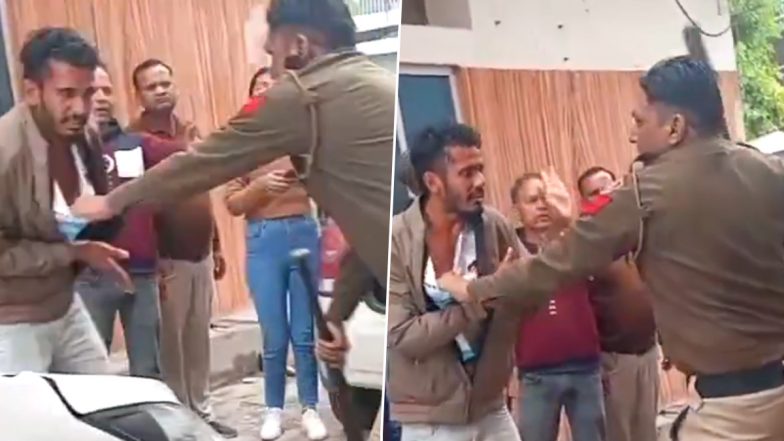 Policeman Assaulted in Jind: हॉर्न बजाने से नाराज पुलिस कर्मी ने बेसबॉल बैट से की स्टूडेंट्स से मारपीट, 12वीं की परीक्षा देने पहुंचे थे छात्र, जींद का वीडियो आया सामने