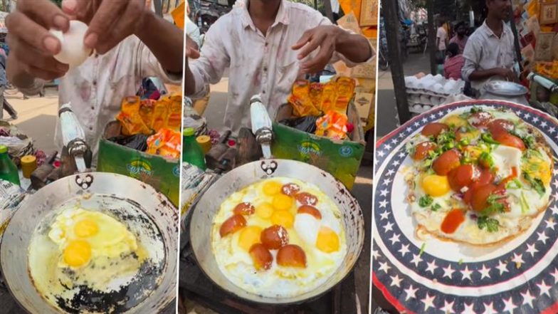 Gulab Jamun Omelette Video: स्ट्रीट वेंडर ने बनाया गुलाब जामुन ऑमलेट, देसी नेटीजेंस ने कहा- 'खाने का किया सत्यानाश'