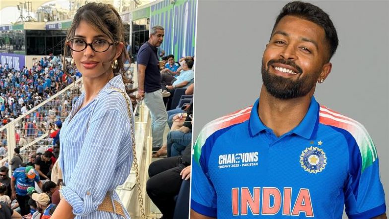 Hardik Pandya and Jasmin Walia Dating Rumours: नताशा से अलग होने के बाद हार्दिक पांड्या की लाइफ में आईं जैस्मिन वालिया? चैंपियंस ट्रॉफी चीयर करते आईं नजर (View Pics)