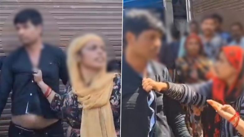 VIDEO: 'अर्धनग्न कर छत से उल्टा लटका दिया': इटावा में बस स्टैंड पर हाई वोल्टेज ड्रामा, पत्नी ने पति का कॉलर पकड़कर लगाया गंभीर आरोप आरोप
