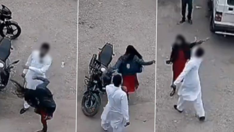 VIDEO: मध्य प्रदेश में महिला सुरक्षा पर खतरा! दिनदहाड़े BJP ऑफिस के पास युवती को युवक ने लगाएं कई थप्पड़, बाल पकड़कर घसीटा, रीवा में लोग देखते रहे तमाशा