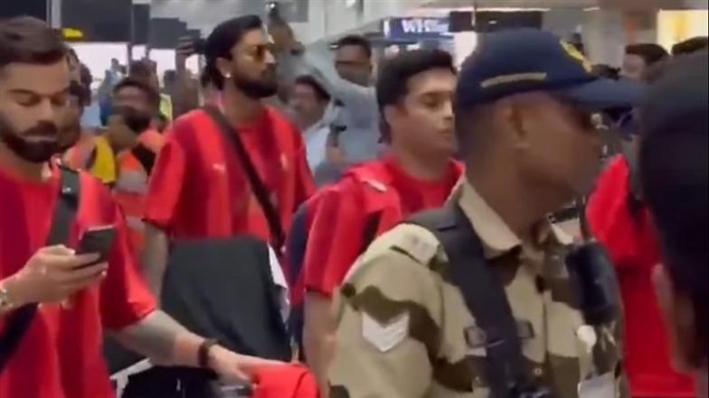 IPL 2025: विराट कोहली, क्रुणाल पांड्या और अन्य RCB क्रिकेटर KKR के खिलाफ मैच से पहले पहुंचे कोलकाता, फैंस ने किया स्वागत