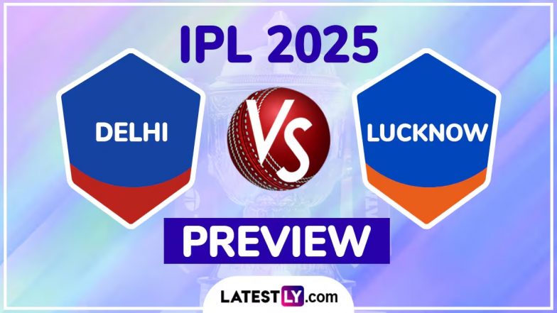 DC vs LSG IPL 2025 Preview: दिल्ली कैपिटल्स बनाम लखनऊ सुपर जायंट्स इंडियन प्रीमियर लीग का चौथा मुकाबला आज, मैच से पहले जानें हेड टू हेड रिकॉर्ड्स, मिनी बैटल और स्ट्रीमिंग समेत सारे डिटेल्स