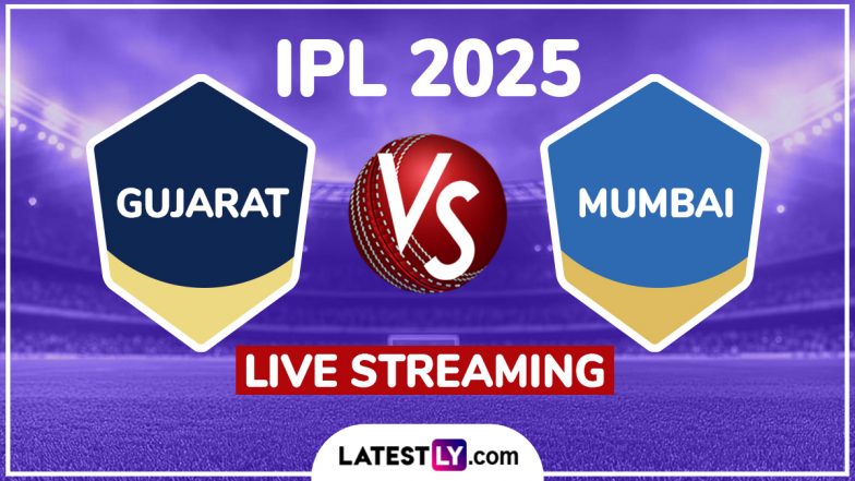 MI vs GT TATA IPL 2025 Live Streaming: मुंबई इंडियंस बनाम गुजरात टाइटन्स इंडियन प्रीमियर लीग का 56वां मुकाबला आज, जानिए कब, कहां और कैसे देखें लाइव प्रसारण