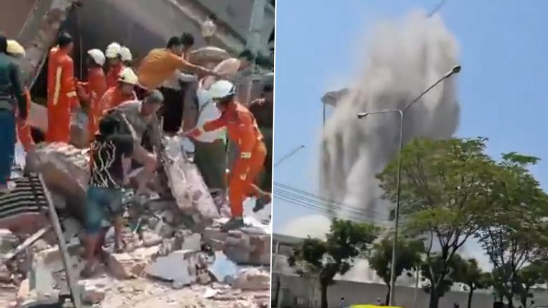 VIDEO: म्यांमार में 7.7 तीव्रता का शक्तिशाली भूकंप, भारत के मेघायल तक हिली धरती; बैंकॉक में मची अफरातफरी
