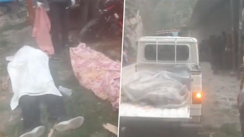 Kullu Landslide: हिमाचल प्रदेश के कुल्लू में बड़ा हादसा! भूस्खलन से 6 की मौत, पांच घायल (Watch Video)