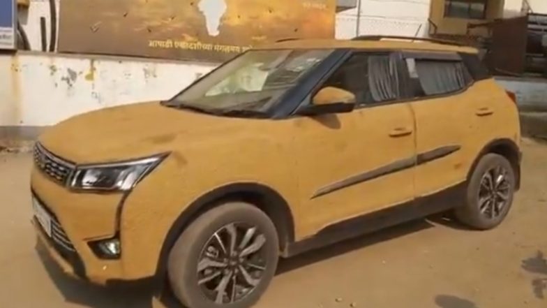 Cow Dung Applied On Car: महाराष्ट्र में बढ़ते तापमान के बीच गर्मी से बचने के लिए कार पर लगाया गाय का गोबर, वीडियो वायरल