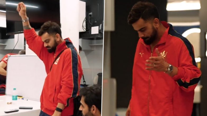 RCB Players Dance Video: रॉयल चैलेंजर बेंगलुरु की जीत के बाद Virat Kohli समेत टीममेट्स ने जमकर किया डांस, 'Hanumankind' के गाने पर थिरकते दिखे खिलाड़ी, देखें वीडियो
