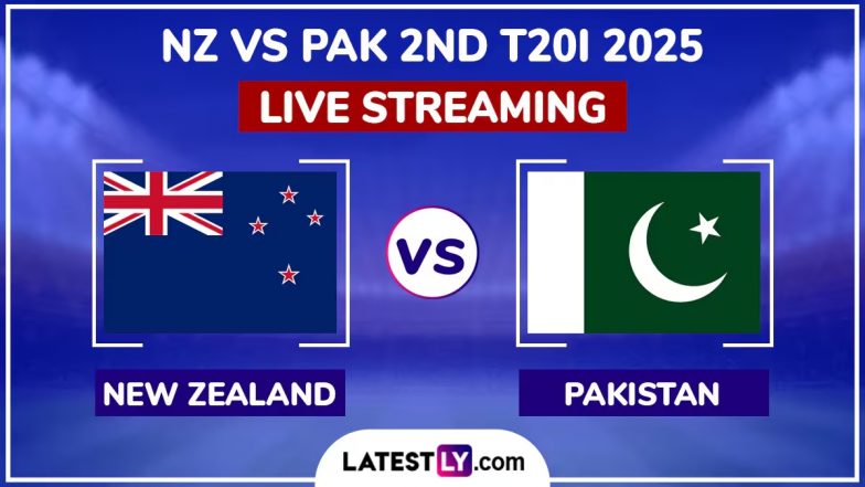 How To Watch NZ vs PAK 2nd T20I 2025 Live Telecast: जानिए कब, कहां और कैसे देखें पाकिस्तान बनाम न्यूजीलैंड दूसरे टी20 मुकाबले का टीवी पर लाइव प्रसारण