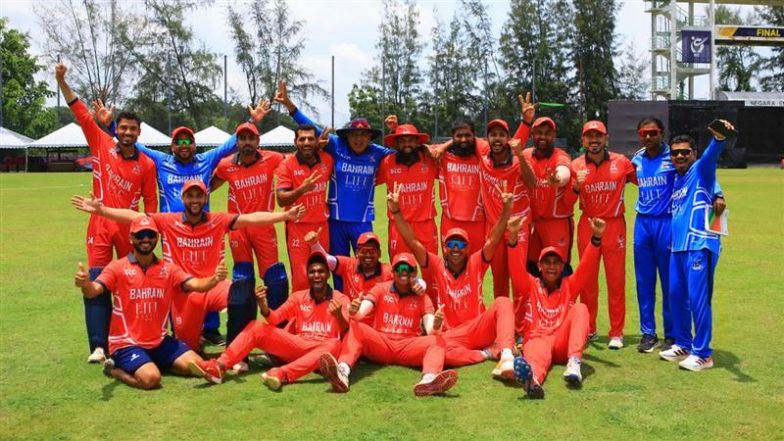 Bahrain vs Hong Kong Tri-Series Final T20 2025 Scorecard: बहरीन ने ट्राई सीरीज के फाइनल में हांगकांग को 8 विकेट से हराया, इमरान अनवर ने गेंद और बल्ले किया शानदार प्रदर्शन, देखें स्कोरकार्ड