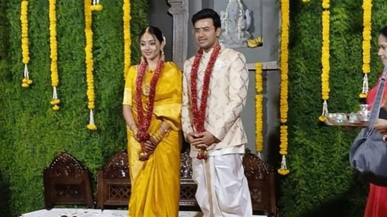 Tejasvi Surya Got Married: बीजेपी सांसद तेजस्वी सूर्या ने कर्नाटिक सिंगर शिवाश्री स्कंदप्रसाद संग लिए सात फेरे, शादी की तस्वीरें वायरल; देखें PHOTOS