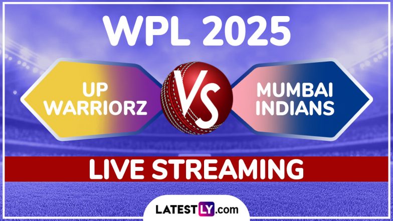 How To Watch UPW-W vs MI-W WPL 2025 Live Telecast: महिला प्रीमियर लीग में दीप्ती शर्मा की यूपी वारियर्स से टकराएंगी हरमनप्रीत कौर की मुंबई इंडियंस, जानिए कब, कहां और कैसे देखें लाइव मैच का प्रसारण
