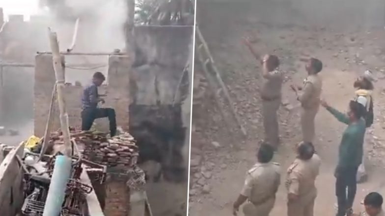 VIDEO: शादी न होने से नाराज सिरफिरे युवक ने किया हाई वोल्टेज ड्रामा, खुद के घर में लगा दी आग, छत पर चदकर किया जमकर हंगामा, हमीरपुर का वीडियो आया सामने