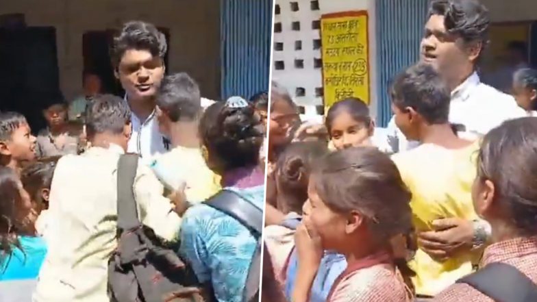 VIDEO: अलीगढ में प्रिंसिपल हुए सस्पेंड, जब दुसरे को चार्ज देने पहुंचे स्कूल तो छात्र लिपटकर रोए, छात्रों का प्यार देखकर शिक्षक के भी निकल गए आंसू