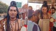 VIDEO: भगवान शिव के वेशभूषा में ताजमहल पहुंचे बाबा, एएसआई और सीआईएसएफ ने त्रिशूल, डमरू को किया जमा, सुरक्षा रक्षकों के साथ कराया गया दीदार