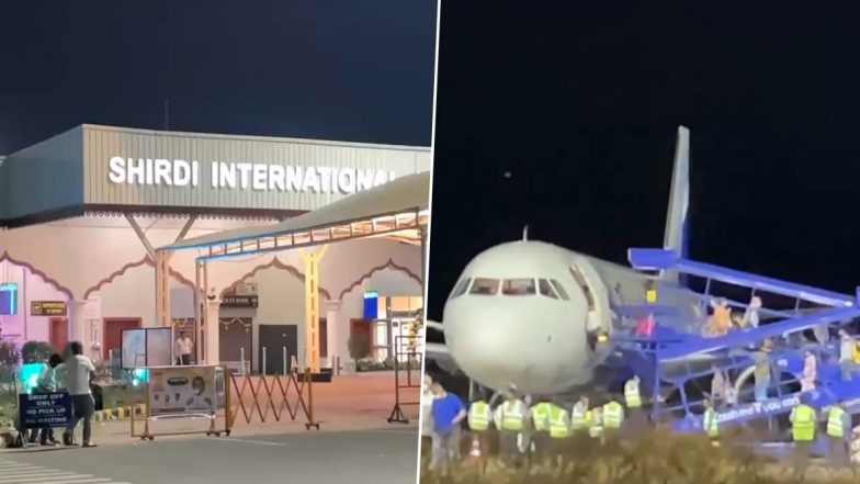 Shirdi Airport: साईबाबा के भक्तों के लिए खुशखबर! शिरडी एयरपोर्ट पर नाइट लैंडिंग हुई शुरू, हैदराबाद से रात में पहुंची पहली फ्लाइट (Watch Video)