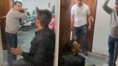 VIDEO: पानी की टोटी चुराने का आरोप लगाकर शख्स की हॉस्पिटल के संचालक और स्टाफ ने की जमकर पिटाई, अमरोहा की घटना का वीडियो आया सामने