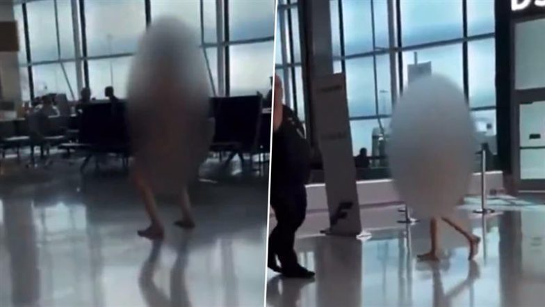 Viral Video: टेक्सास के डलास फोर्ट वर्थ इंटरनेशनल एयरपोर्ट पर अमेरिकी महिला ने नग्न होकर किया हंगामा, पानी फेंकने और लोगों को काटने का वीडियो वायरल