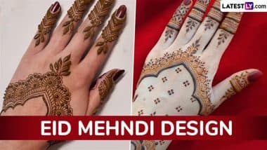 Eid 2025 Mehndi Designs: ईद पर अपने हाथों को सजाने के लिए खूबसूरत अरबी मेंहदी पैटर्न और फुल हैंड मेहंदी डिज़ाइन (देखें वीडियो)