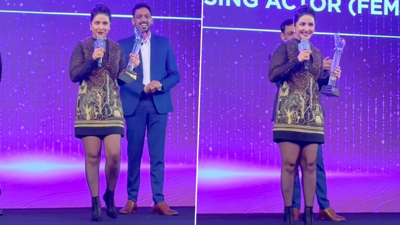 Hina Khan Wins Big at OTT Play Awards 2025: 'गृहलक्ष्मी' के लिए हिना खान को मिला ओटीटी प्ले अवॉर्ड, बोलीं - &lsquo;यह बहुत खास है&rsquo; (Watch Video)