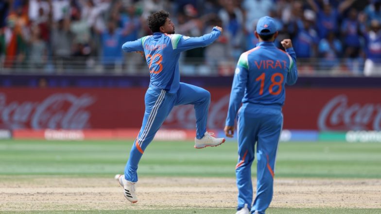 IND vs NZ, ICC Champions Trophy 2025 Final Match Live Score Update: न्यूजीलैंड की टीम का सातवां विकेट गिरा, मिशेल सेंटनर 8 रन बनाकर आउट