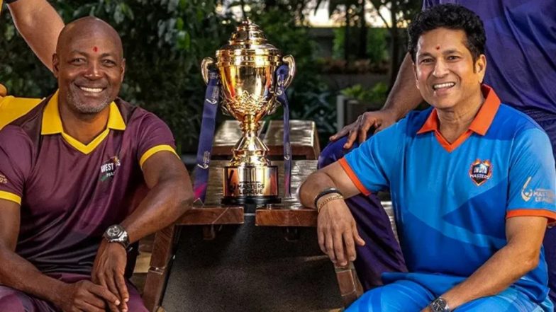 India Masters vs West Indies Masters, IML T20 2025 Final Match Scorecard: फाइनल मुकाबले में वेस्टइंडीज ने टीम इंडिया को दिया 149 रनों का लक्ष्य, लेंडल सिमंस ने खेली तूफानी पारी; यहां देखें पहली पारी का स्कोरकार्ड